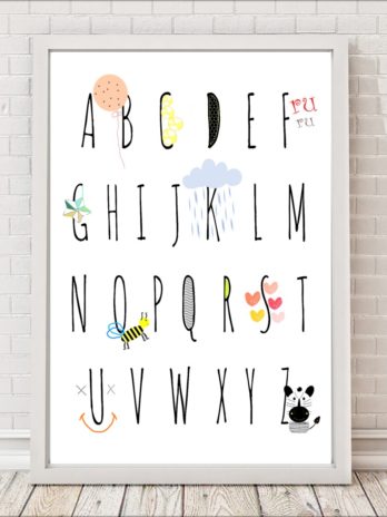 Plakat Alfabet