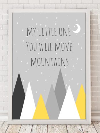 Plakat Move mountains