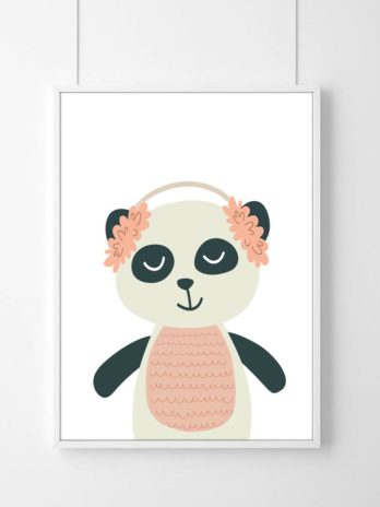 Plakat dla dzieci Panda